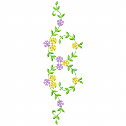 Flowers And Tree Embroidery Design 12 Flowers And Tree Embroidery Design 12